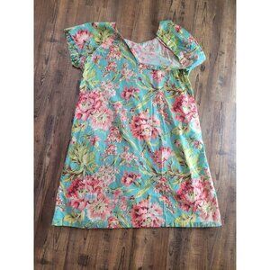 Mod Mum Hospital Floral Gown Maternity Nursing Access And C-Section Size L
